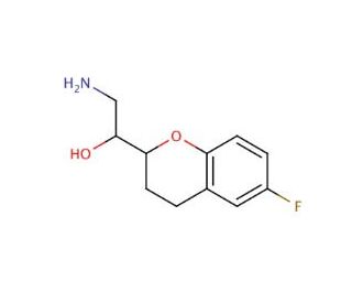 &alpha;-(Aminomethyl)-6-fluoro-chroman-2-methanol - chemical structure image