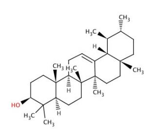α-Amyrin (CAS 638-95-9) - chemical structure image