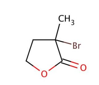 &alpha;-Bromo-&alpha;-methyl-&gamma;-butyrolactone (CAS 33693-67-3) - chemical structure image