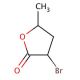 α-Bromo-γ-valerolactone, mixture of cis and trans (CAS 25966-39-6) - chemical structure image