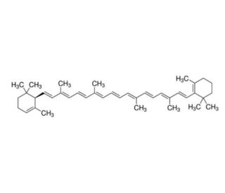 &alpha;-Carotene (CAS 7488-99-5) - chemical structure image