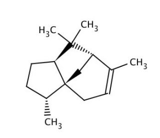 (−)-α-Cedrene (CAS 469-61-4) - chemical structure image