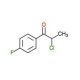 α-Chloro-4′-fluoropropiophenone (CAS 81112-09-6) - chemical structure image