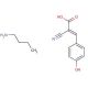 α-Cyano-4-hydroxycinnamic acid butylamine salt (CAS 355011-53-9) - chemical structure image