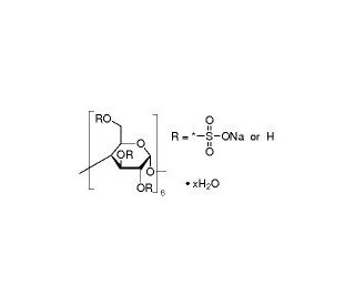 &alpha;-Cyclodextrin, sulfated sodium salt (CAS 699020-02-5) - chemical structure image