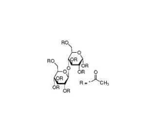 &alpha;-D-Cellobiose octaacetate (CAS 5346-90-7) - chemical structure image