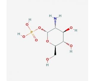 &alpha;-D-Glucosamine 1-phosphate (CAS 2152-75-2) - chemical structure image