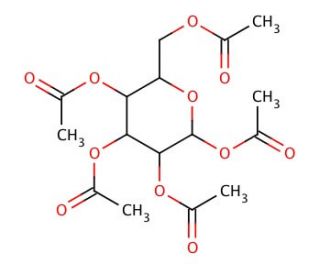 &alpha;-D-Mannose pentaacetate (CAS 4163-65-9) - chemical structure image