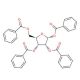 α-D-Ribofuranose 1,3,5-tribenzoate (CAS 22224-41-5) - chemical structure image