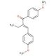 α-Ethyl-4,4′-dimethoxychalcone - chemical structure image