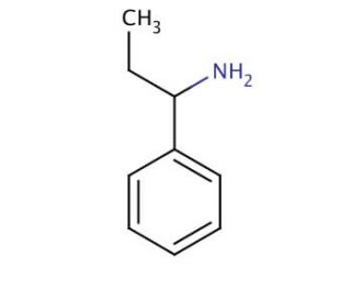 &alpha;-Ethylbenzylamine (CAS 2941-20-0) - chemical structure image