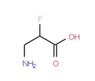 &alpha;-Fluoro-&beta;-alanine (CAS 3821-81-6) - chemical structure image