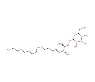 &alpha;-Galactosyl-erythro-sphingosine - chemical structure image