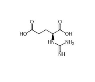 &alpha;-Guanidinoglutaric acid (CAS 73477-53-9) - chemical structure image