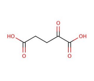 &alpha;-Ketoglutaric Acid (CAS 328-50-7) - chemical structure image