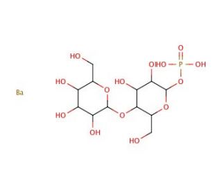 α-Lactose 1-phosphate barium salt (CAS 103404-65-5) - chemical structure image