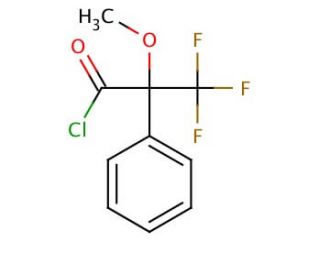&alpha;-Methoxy-&alpha;-trifluoromethylphenylacetyl chloride (CAS 64312-89-6) - chemical structure image
