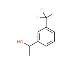 alpha-Methyl-3-(trifluoromethyl)benzyl alcohol (CAS 454-91-1) - chemical structure image