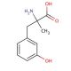 α-Methyl-D,L-m-tyrosine (CAS 305-96-4) - chemical structure image