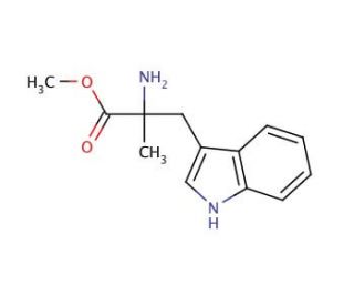 &alpha;-Methyl-D,L-tryptophan Methyl Ester (CAS 114524-80-0) - chemical structure image