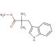 α-Methyl-D,L-tryptophan Methyl Ester (CAS 114524-80-0) - chemical structure image