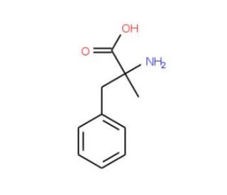&alpha;-Methyl-D-phenylalanine (CAS 17350-84-4) - chemical structure image