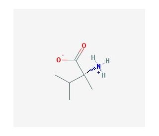 &alpha;-Methyl-D-valine (CAS 53940-82-2) - chemical structure image