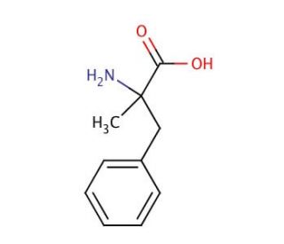 &alpha;-Methyl-DL-phenylalanine (CAS 1132-26-9) - chemical structure image
