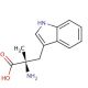 α-Methyl-L-tryptophan (CAS 16709-25-4) - chemical structure image