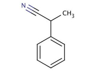 &alpha;-Methylbenzyl cyanide (CAS 1823-91-2) - chemical structure image