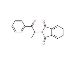 &alpha;-Phthalimidopropiophenone (CAS 19437-20-8) - chemical structure image