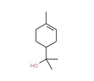 &alpha;-Terpineol (CAS 98-55-5) - chemical structure image