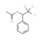 α-(Trichloromethyl)benzyl acetate (CAS 90-17-5) - chemical structure image