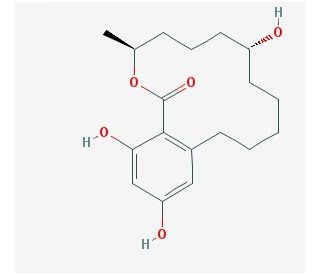 &alpha;-Zearalanol (CAS 26538-44-3) - chemical structure image