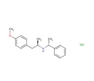 (&alpha;R)-4-Methoxy-&alpha;-methyl-N-[(1R)-1-phenylethyl]benzeneethanamine Hydrochloride - chemical structure image