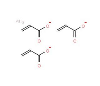 Aluminum acrylate (CAS 15743-20-1) - chemical structure image