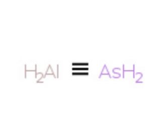 Aluminum arsenide (CAS 22831-42-1) - chemical structure image