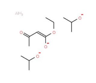 Aluminum di(isopropoxide)acetoacetic ester chelate (CAS 14782-75-3) - chemical structure image