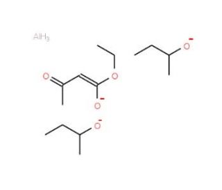 Aluminum di(sec-butoxide)acetoacetic ester chelate (CAS 24772-51-8) - chemical structure image