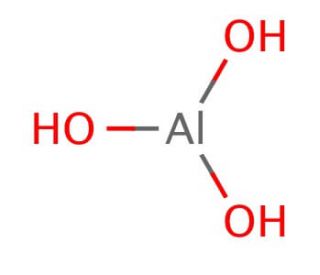 Aluminum hydroxide (CAS 21645-51-2) - chemical structure image