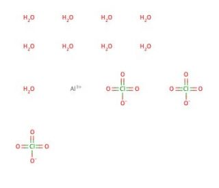 Aluminum perchlorate nonahydrate (CAS 81029-06-3) - chemical structure image
