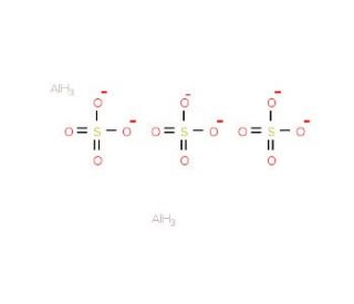 Aluminum sulfate, anhydrous (CAS 10043-01-3) - chemical structure image