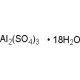Aluminum sulfate octadecahydrate (CAS 7784-31-8) - chemical structure image