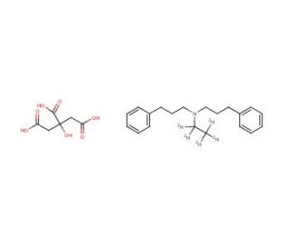 Alverine-d5 Citrate (CAS 1215327-00-6) - chemical structure image