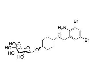 Ambroxol O-glucuronide (CAS 1241045-91-9) - chemical structure image