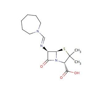 Amdinocillin (CAS 32887-01-7) - chemical structure image