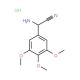 amino(3,4,5-trimethoxyphenyl)acetonitrile hydrochloride - chemical structure image