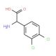 Amino(3,4-dichlorophenyl)acetic acid (CAS 128349-50-8) - chemical structure image