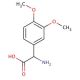 Amino(3,4-dimethoxyphenyl)acetic acid (CAS 91819-11-3) - chemical structure image