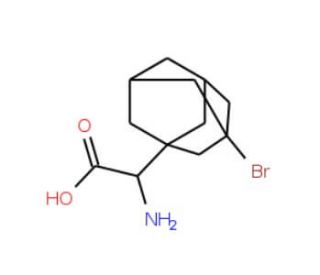 Amino(3-bromo-1-adamantyl)acetic acid - chemical structure image